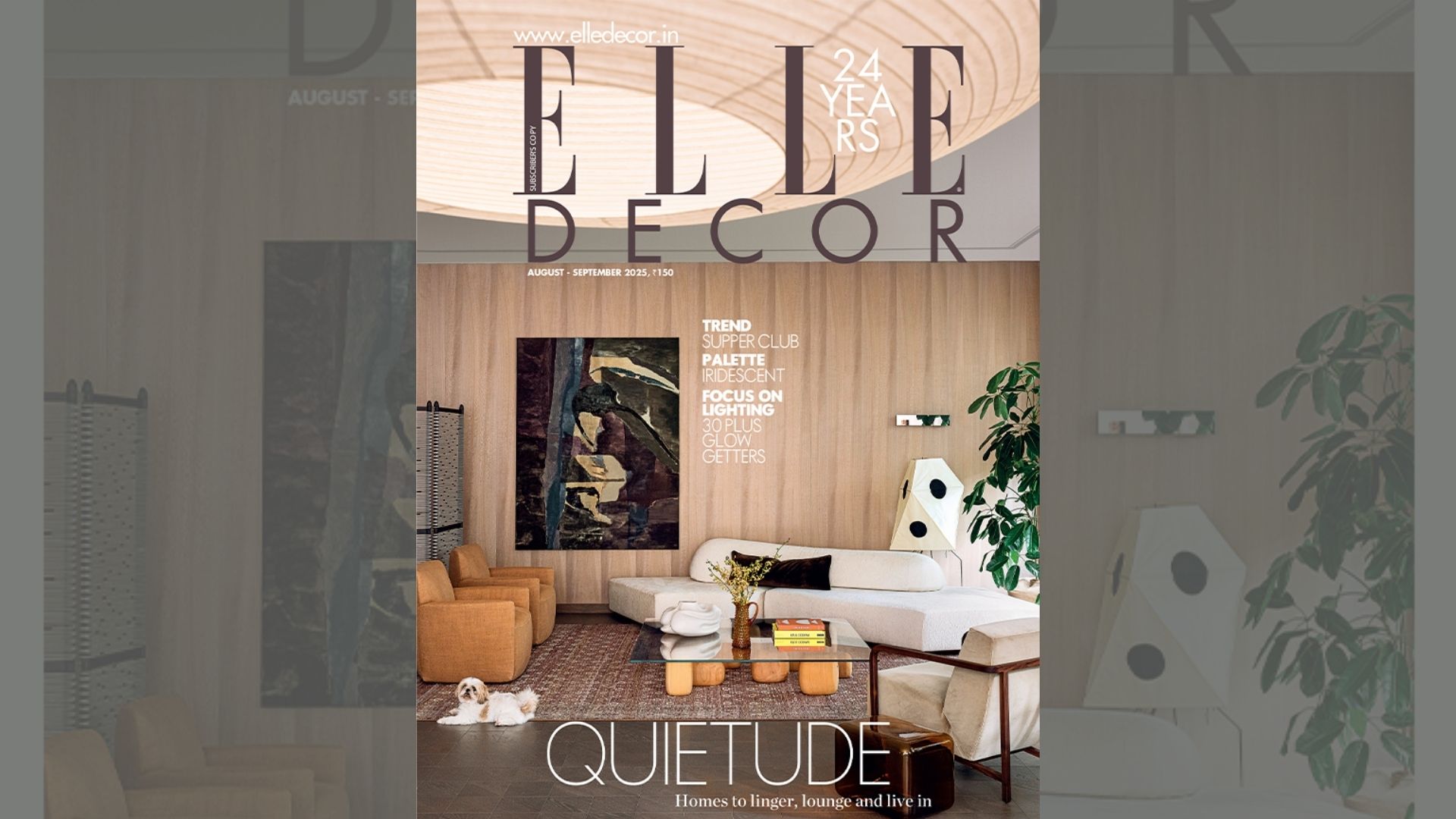 Elle Decor India | Aug'25-Sep'25 | 25th Anniversary Issue